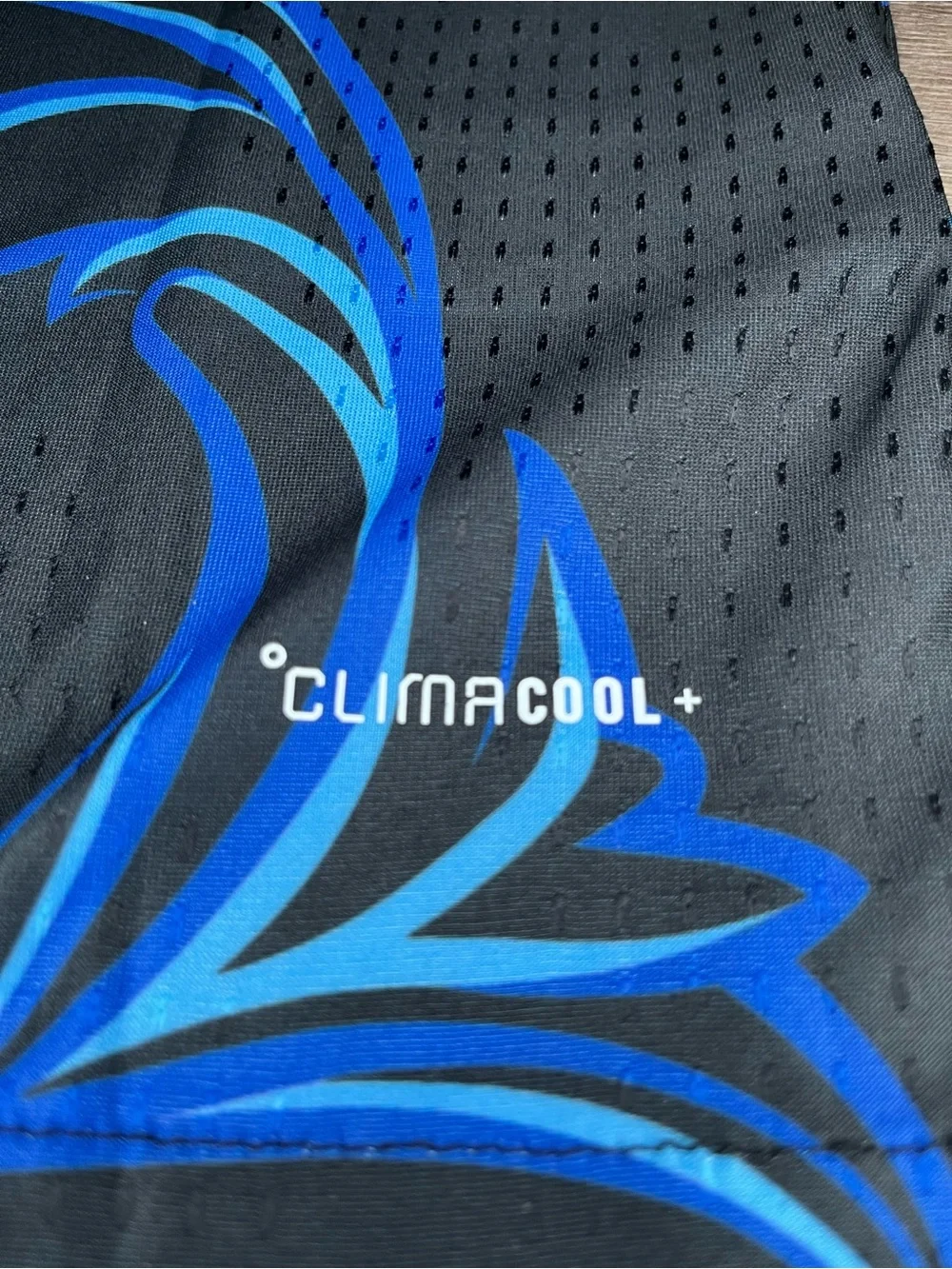 Messi #10 SIZE L Black & Blue Men's Soccer Jersey